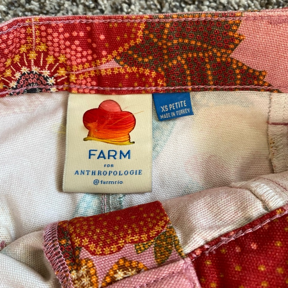 Farm Rio x Anthropologie Esperanza Pink Floral Pants - Picture 6 of 13
